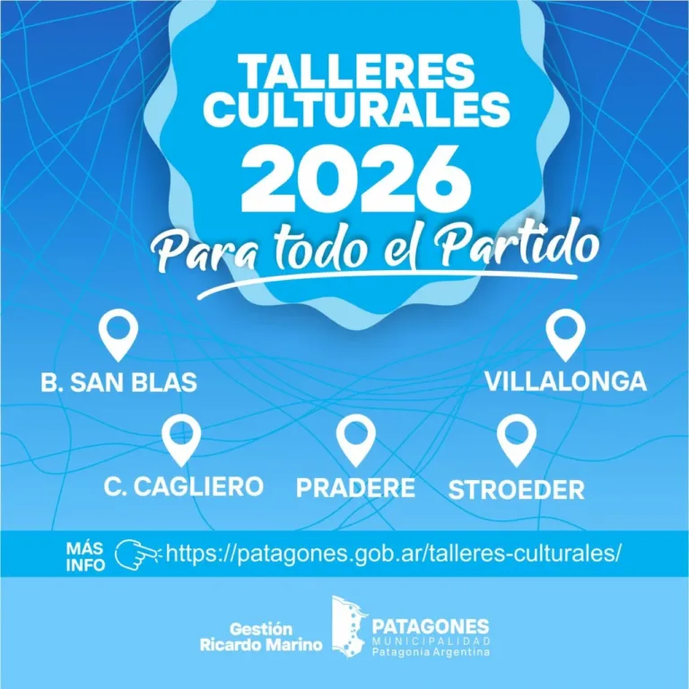 Los talleres culturales siguen creciendo en las localidades del Interior del Distrito