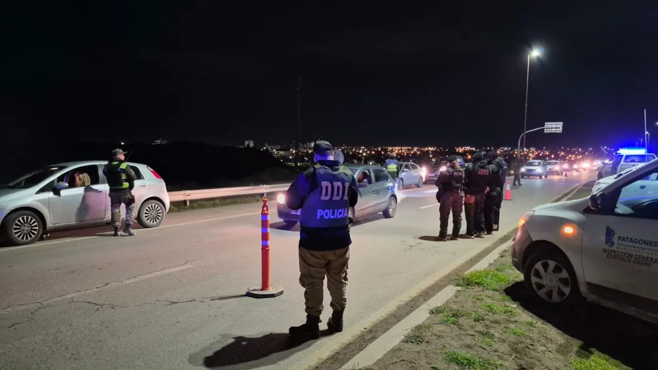 Megaoperativo de saturación en Carmen de Patagones