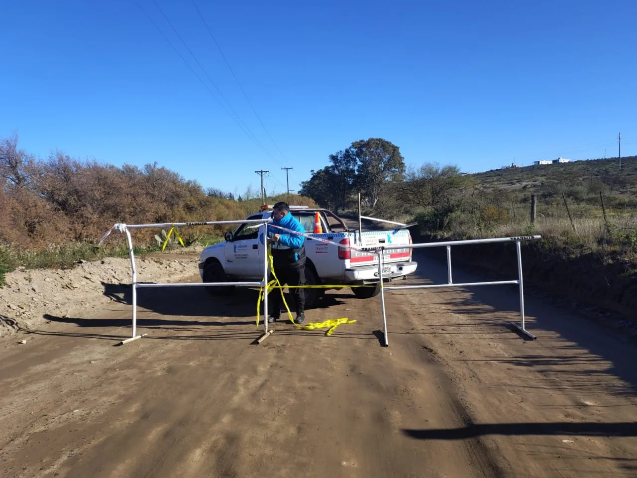Corte total de circulación en el acceso al camino a Villa 7 de Marzo por tareas de reparación