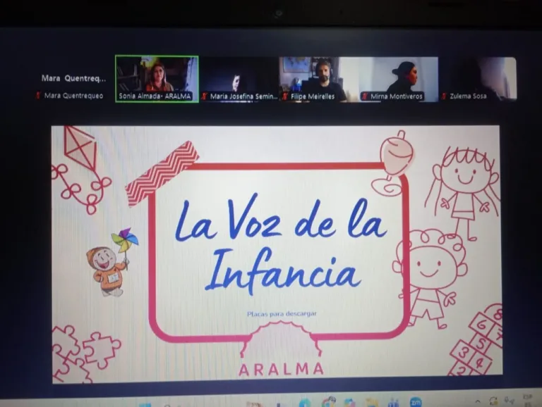 Participación en encuentro virtual por La Voz de la Infancia