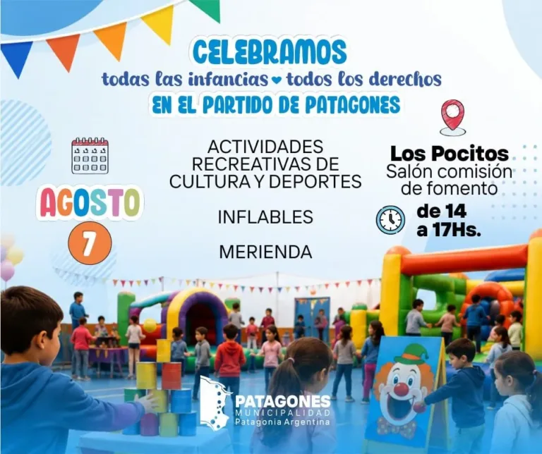 Festejos por el Mes de las Infancias en Stroeder y Los Pocitos