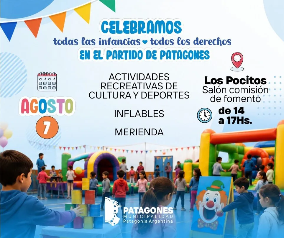 Festejos por el Mes de las Infancias en Stroeder y Los Pocitos