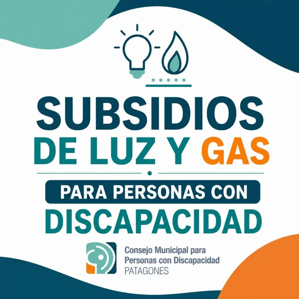 Subsidios de luz y gas: información para personas con discapacidad