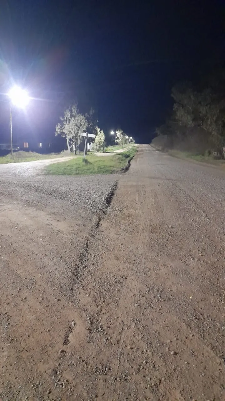 Comenzó la iluminación del ingreso a Bahía San Blas