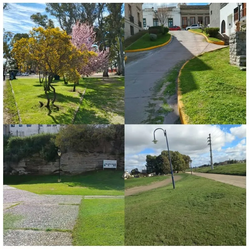 La Municipalidad continúa con el embellecimiento y mejoras en los espacios verdes