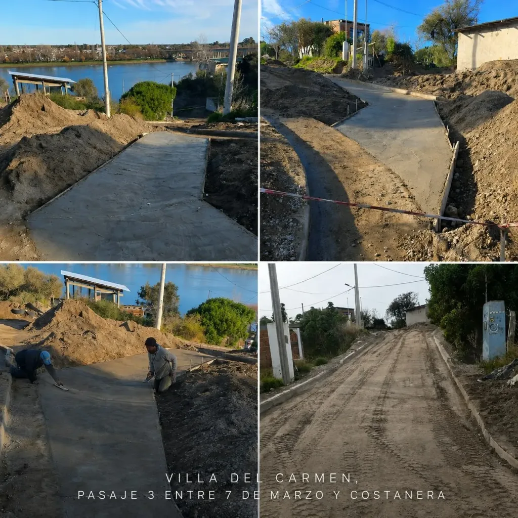 Obras Públicas: avances y nuevas obras en distintos puntos del partido