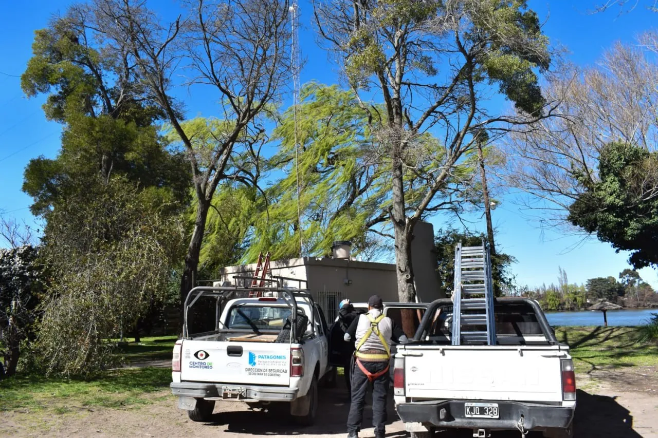 Seguridad: avanzan las tareas para ampliar el sistema de cámaras en la Costanera
