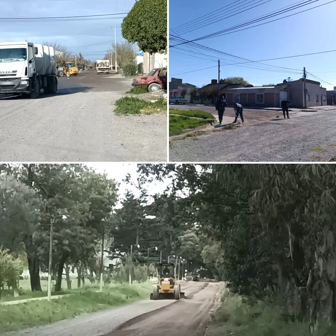 Servicios Públicos: Trabajos en distintos sectores de Carmen de Patagones