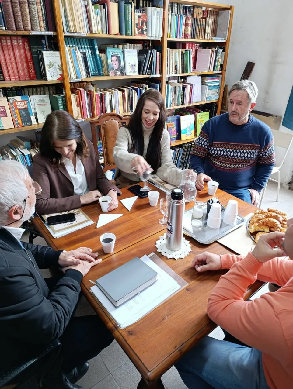 Visita de autoridades del Instituto Cultural de la Provincia en Patagones