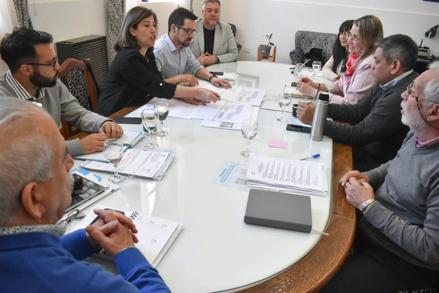 Reunión de organización del Bicentenario de la Gesta del 7 de Marzo de 1827 en la Municipalidad de Patagones