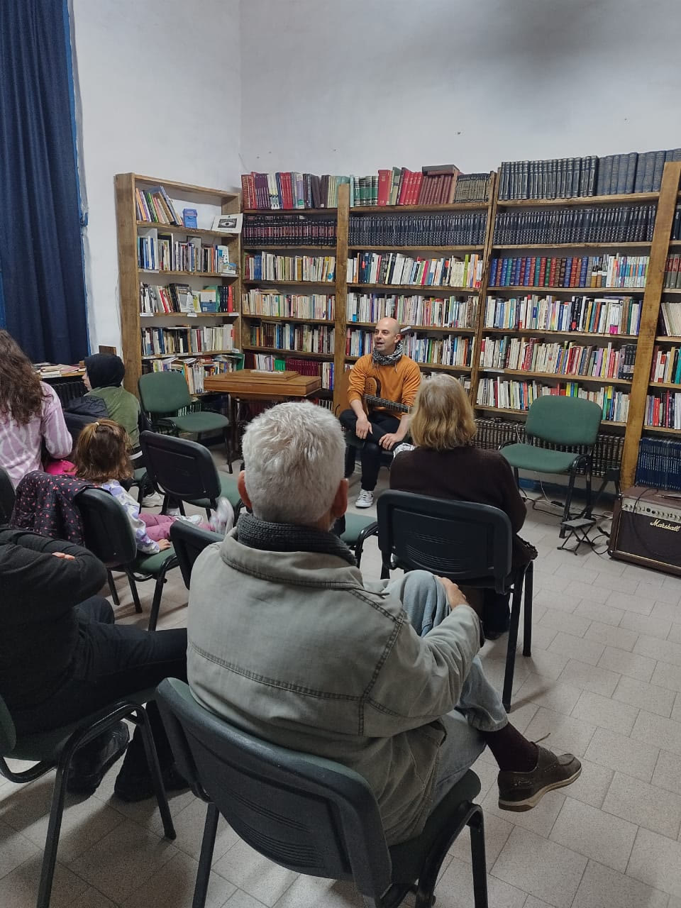 Concierto de Diego Magnin y Pablo López Minnucci en la Biblioteca Municipal de Carmen de Patagones