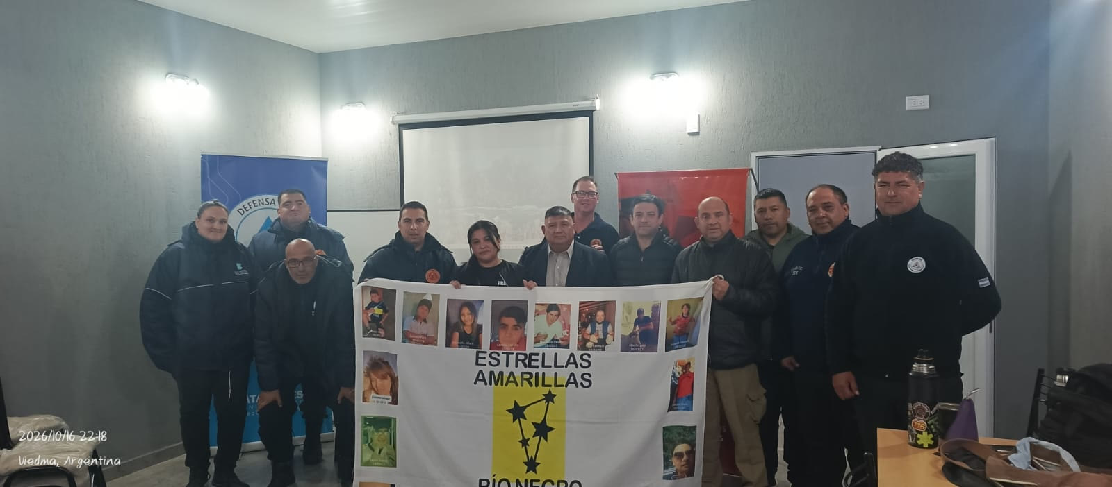 Jornada de capacitación de Defensa Civil de Patagones junto a bomberos, salud y fuerzas de seguridad