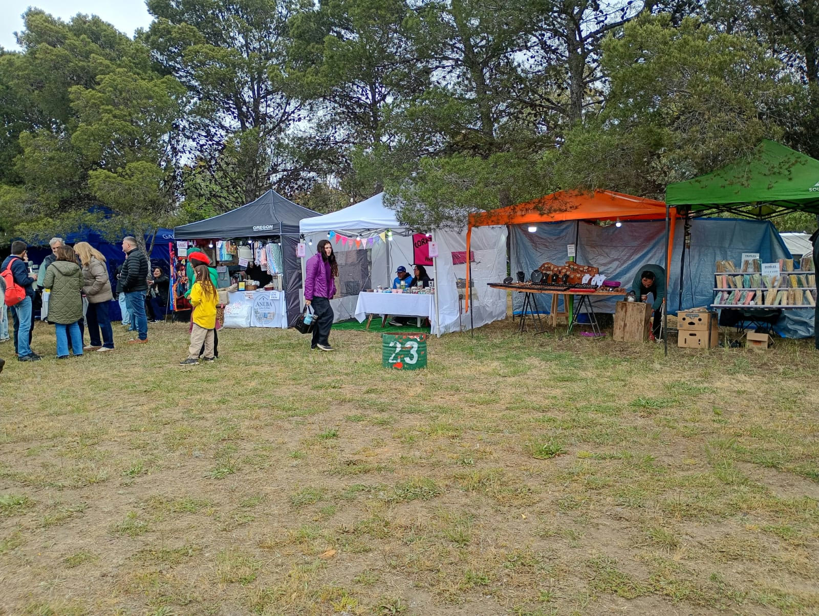 Personal de Inspección General de la Municipalidad de Patagones durante el encuentro de autos clásicos y los festejos del aniversario de Bahía San Blas