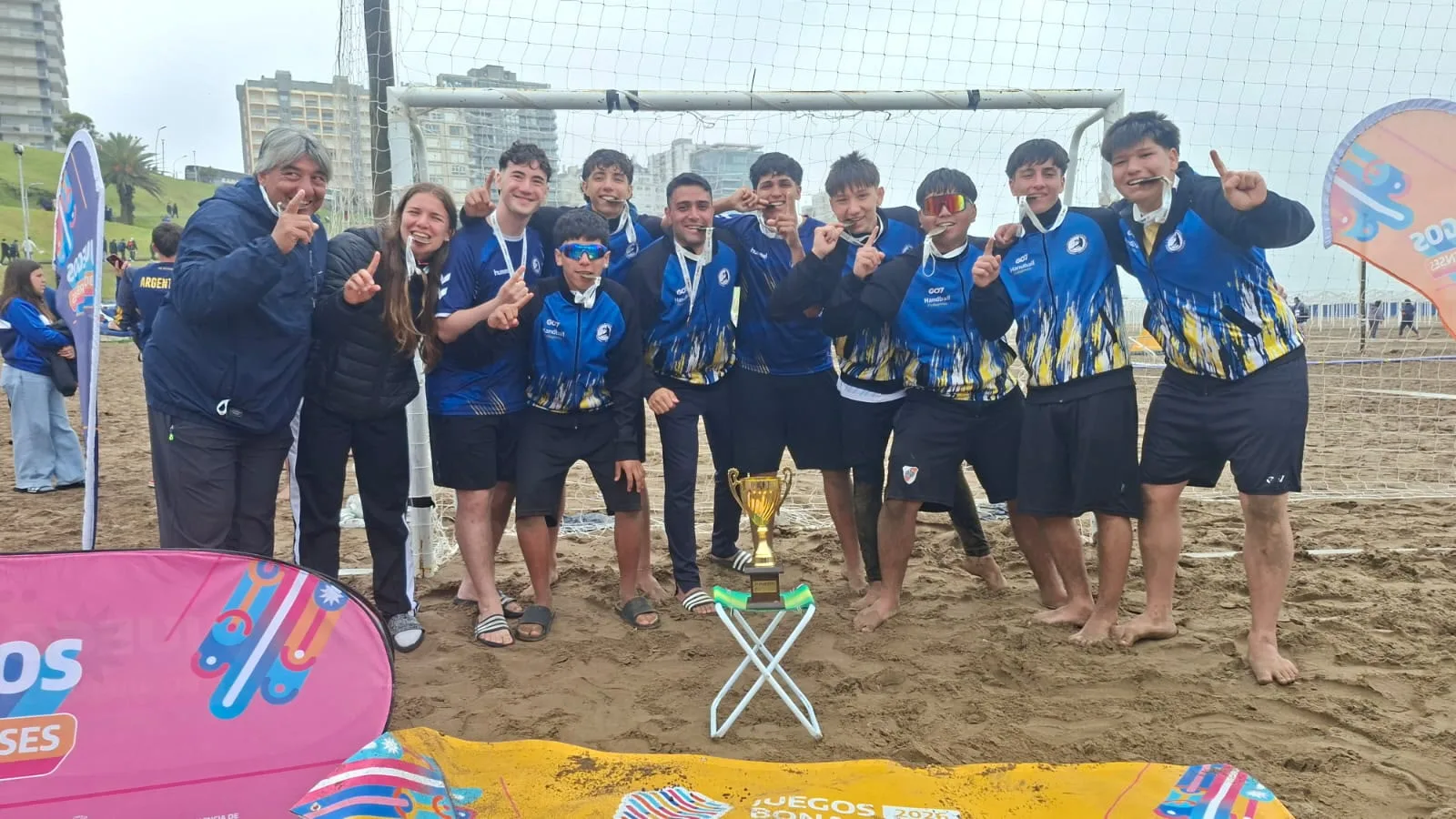 Delegación de Patagones en la Final Provincial de los Juegos Bonaerenses 2026 en Mar del Plata