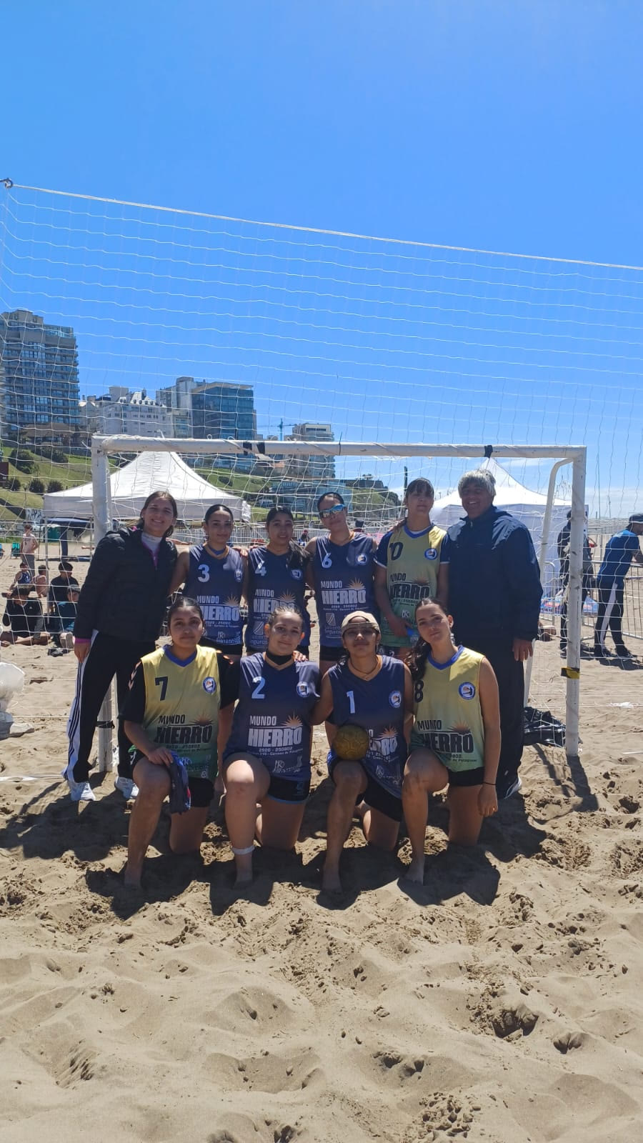 Delegación de Patagones durante la primera jornada de la Final Provincial de los Juegos Bonaerenses 2026 en Mar del Plata