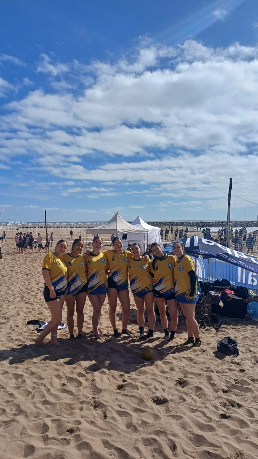 Delegación de Patagones durante la primera jornada de la Final Provincial de los Juegos Bonaerenses 2026 en Mar del Plata