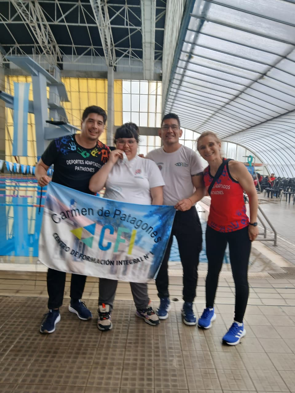Delegación de Patagones durante la segunda jornada de la Final Provincial de los Juegos Bonaerenses 2026 en Mar del Plata