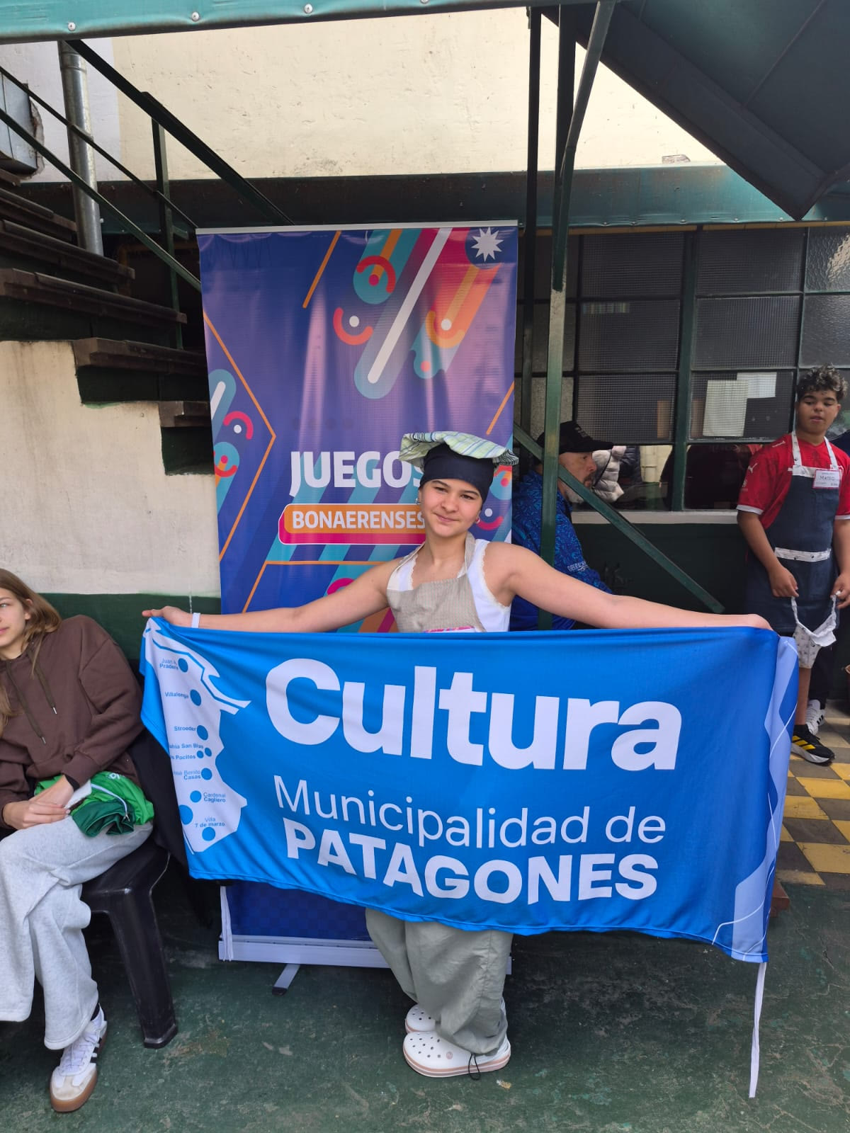 Delegación de Patagones durante la segunda jornada de la Final Provincial de los Juegos Bonaerenses 2026 en Mar del Plata