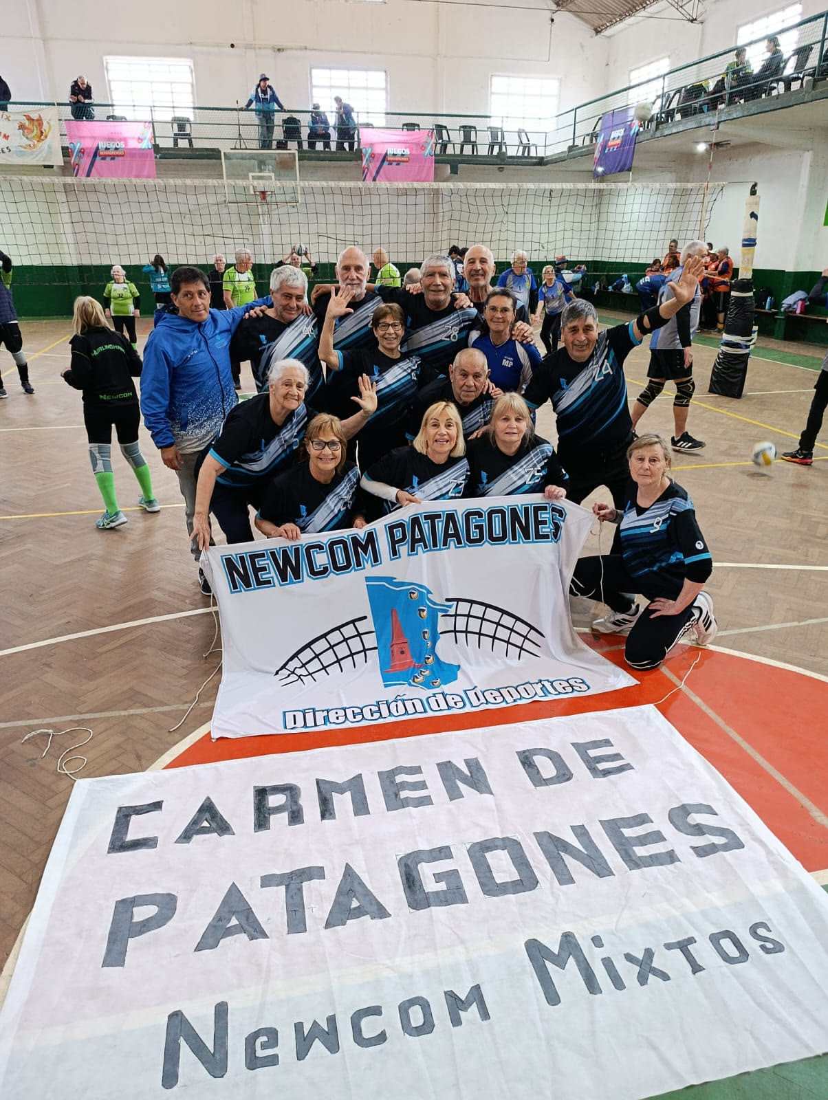 Delegación de Patagones durante la segunda jornada de la Final Provincial de los Juegos Bonaerenses 2026 en Mar del Plata