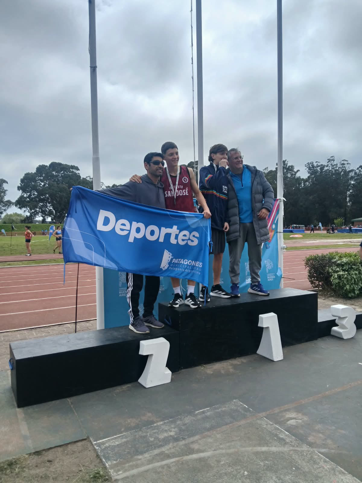 Delegación de Patagones durante la tercera jornada de la Final Provincial de los Juegos Bonaerenses 2026 en Mar del Plata