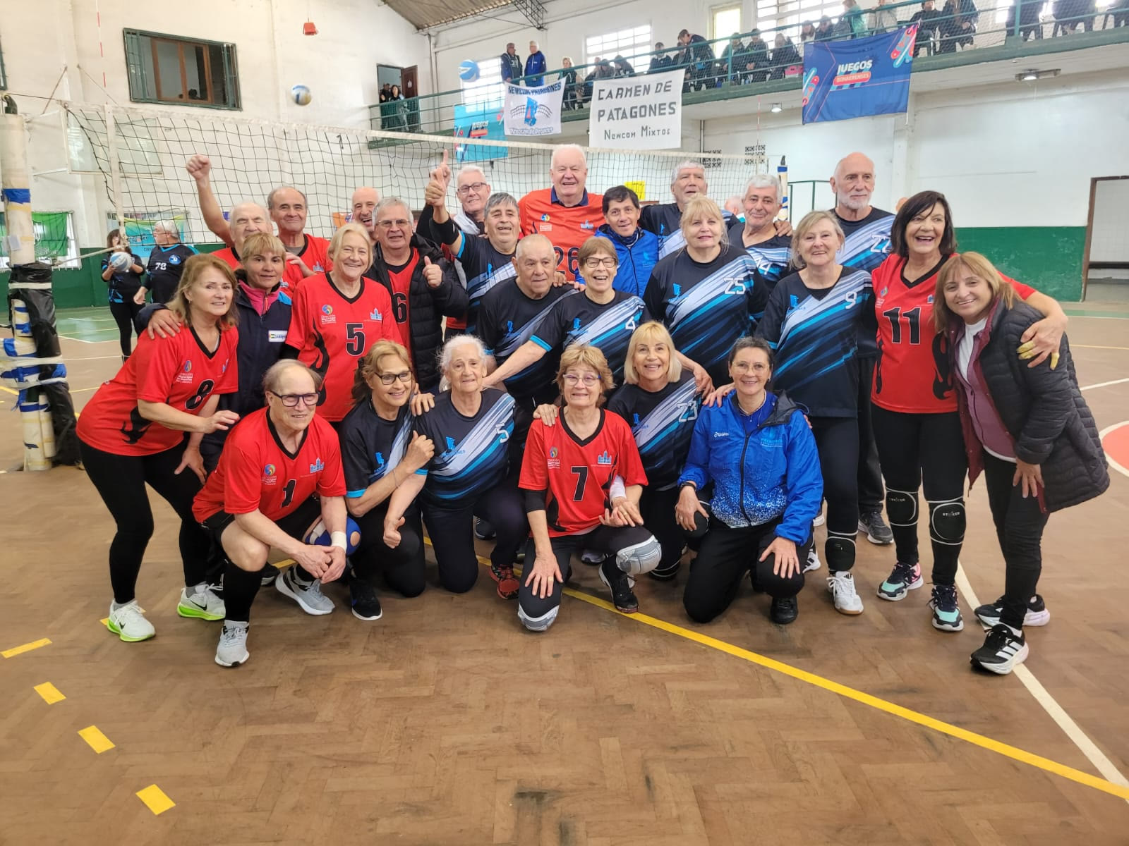 Delegación de Patagones durante la tercera jornada de la Final Provincial de los Juegos Bonaerenses 2026 en Mar del Plata