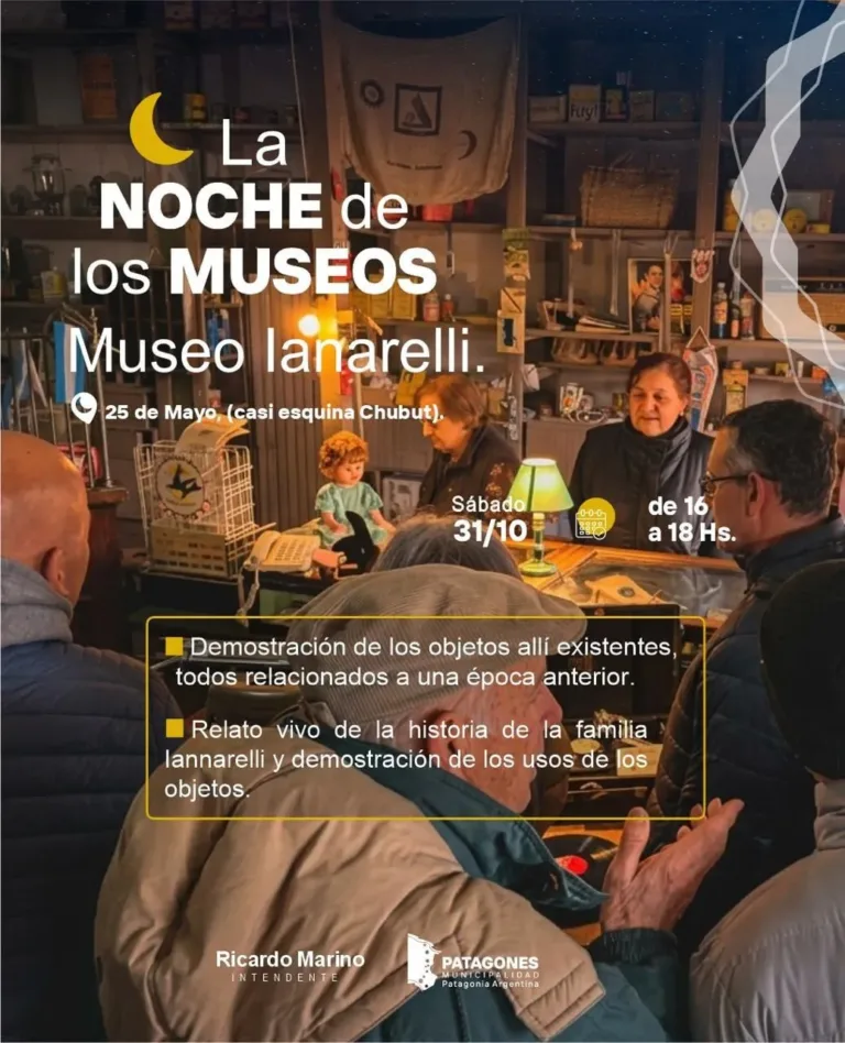 La Noche de los Museos en Stroeder: dos jornadas de historia y cultura