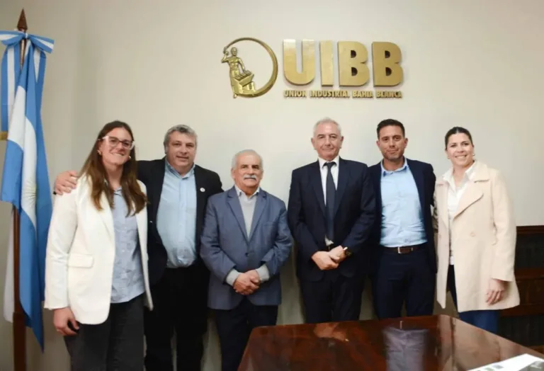 Marino firmó un convenio con la Unión Industrial de Bahía Blanca
