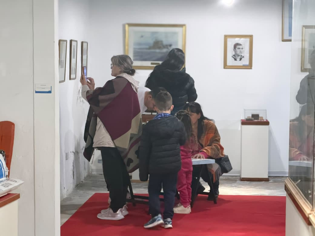 Visitantes en la Noche de los Museos de Carmen de Patagones