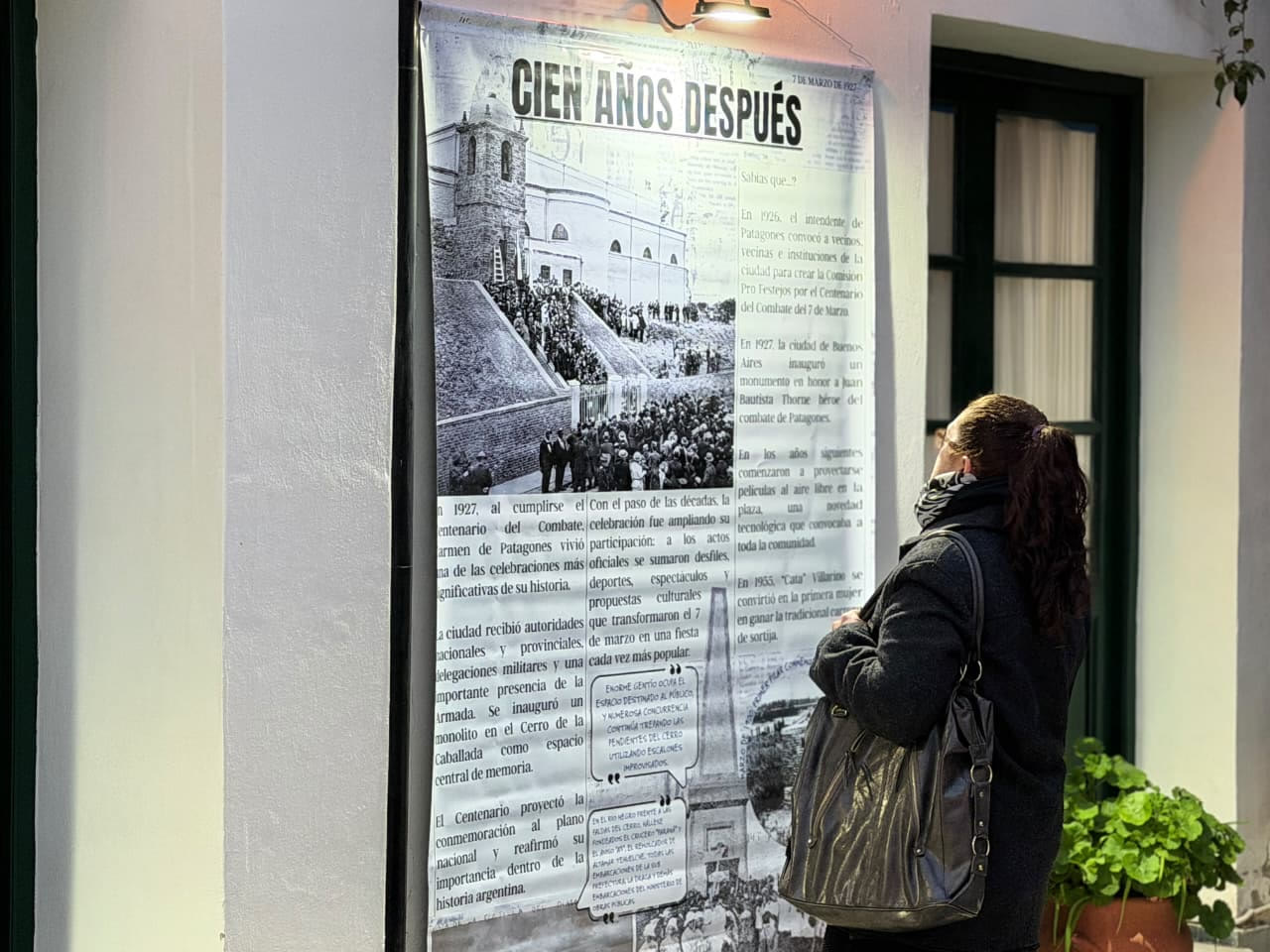 Visitantes en la Noche de los Museos de Carmen de Patagones