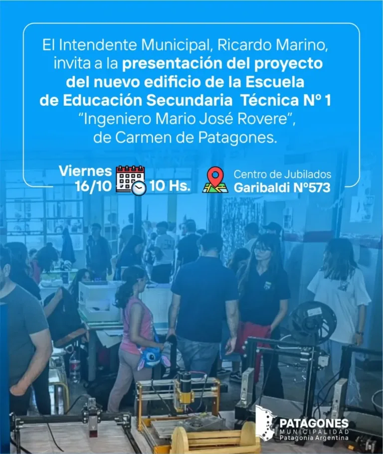 Presentación del Proyecto del Nuevo Edificio para la Escuela Técnica N.º 1
